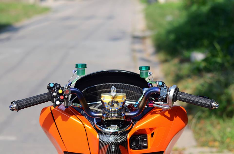 Pcx 150 2018 độ lộng lẫy sắc cam đầy nổi bật của biker nước bạn - 1