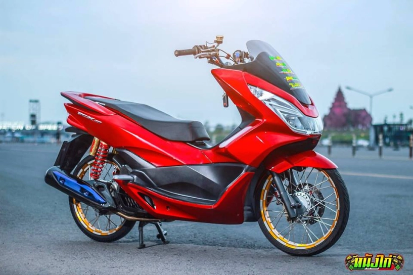 Pcx 150 độ ấn tượng với dàn chân cực bén của biker nước bạn - 2