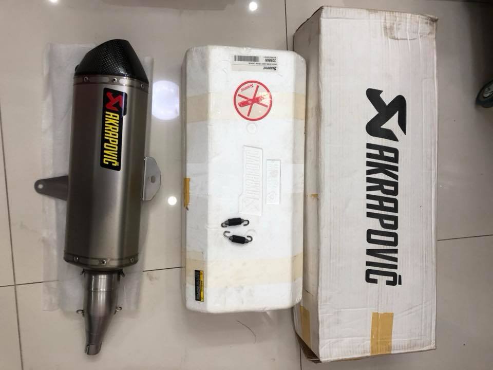 Pô akrapovic cho sh 300i - 2