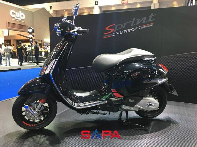 Ra mắt vespa sprint phiên bản carbon 2018 tại việt nam - 1