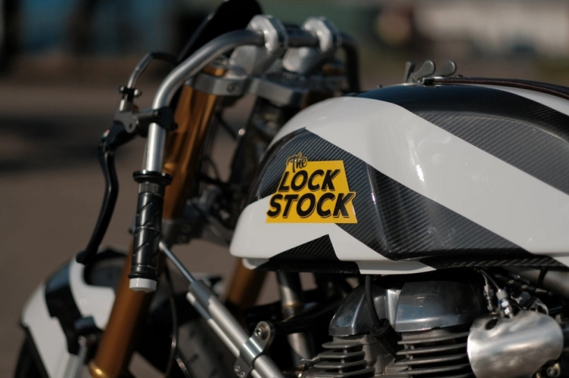 Royal enfield -mãn nhãn với gã quái vật nước rút lock stock - 4