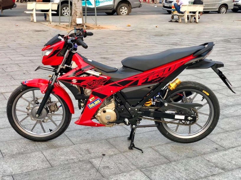 Satria f150 độ đẹp ngất ngây với loạt đồ chơi kiểng của biker bình dương - 6