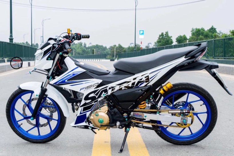 Satria f150 độ loạt đồ chơi đầy giá trị của biker sài gòn - 2