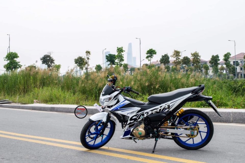 Satria f150 độ loạt đồ chơi đầy giá trị của biker sài gòn - 13