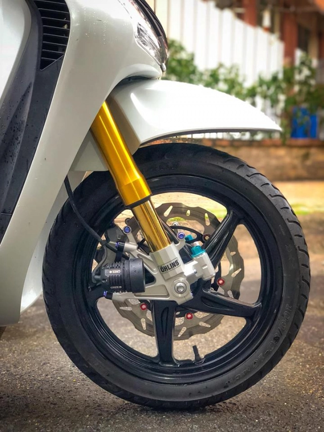 Sh 150 độ hệ thống treo ohlins trước sau để đi làm thêm thoải mái - 6