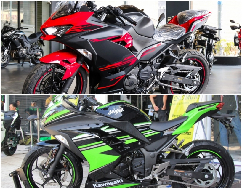 So sánh giữa kawasaki ninja 250 2018 và ninja 300 - 1