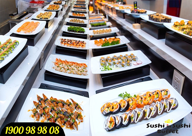 Sushi in sushi - buffet sushi thả ga giá chỉ từ 199000đ - 2