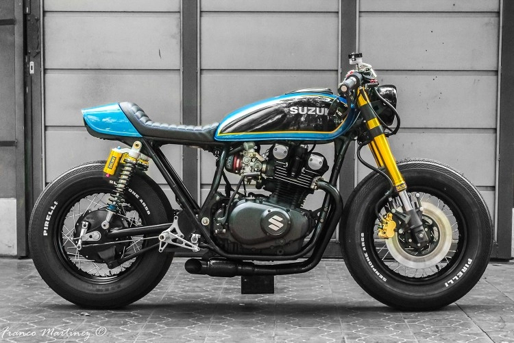 Suzuki gs400 bản độ cafe racer đến từ dino cycles - 1