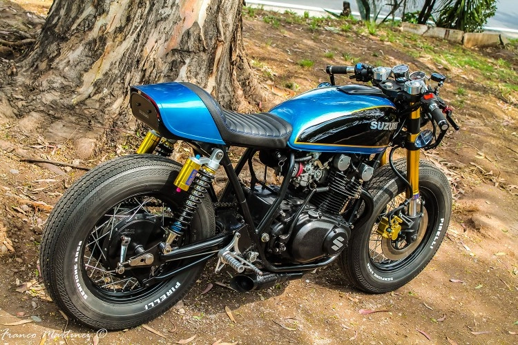 Suzuki gs400 bản độ cafe racer đến từ dino cycles - 8