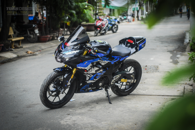 Suzuki gsx 150 độ hệ thống treo upside down cùng bộ cánh cá mập sát thủ - 1