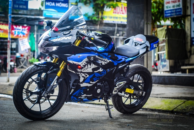 Suzuki gsx 150 độ hệ thống treo upside down cùng bộ cánh cá mập sát thủ - 5