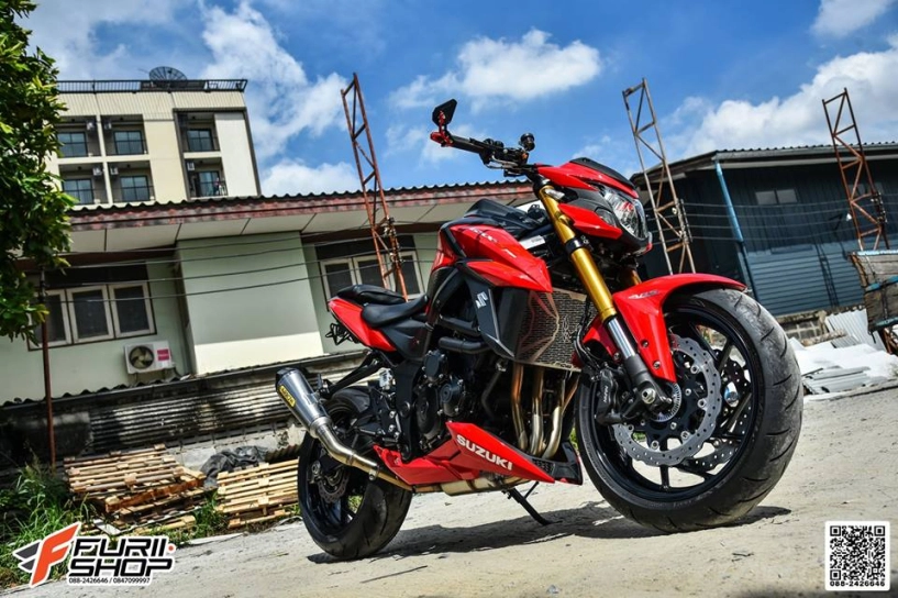 Suzuki gsx-s750 bản độ nhẹ nhàng lôi cuốn của biker thái - 1