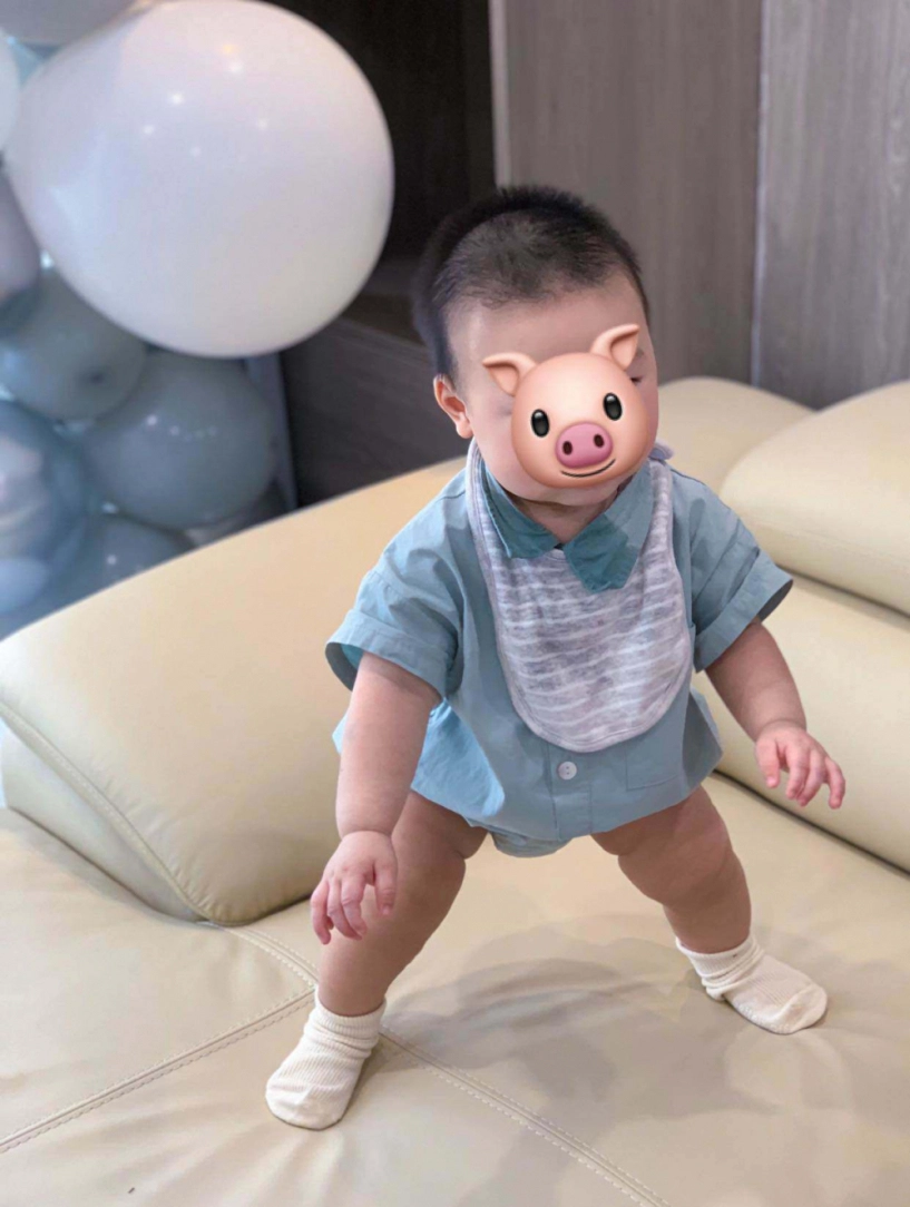 Tập thể dục quý tử nhà lan khuê được bố mẹ sắm hẳn đôi giày 13 triệu mang cho êm - 8