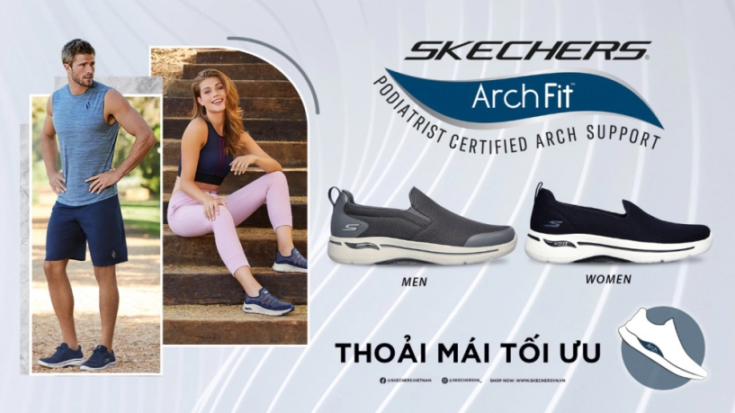 Thoải mái bay nhảy với dòng giày gowalk arch fit mới toanh của skechers - 1