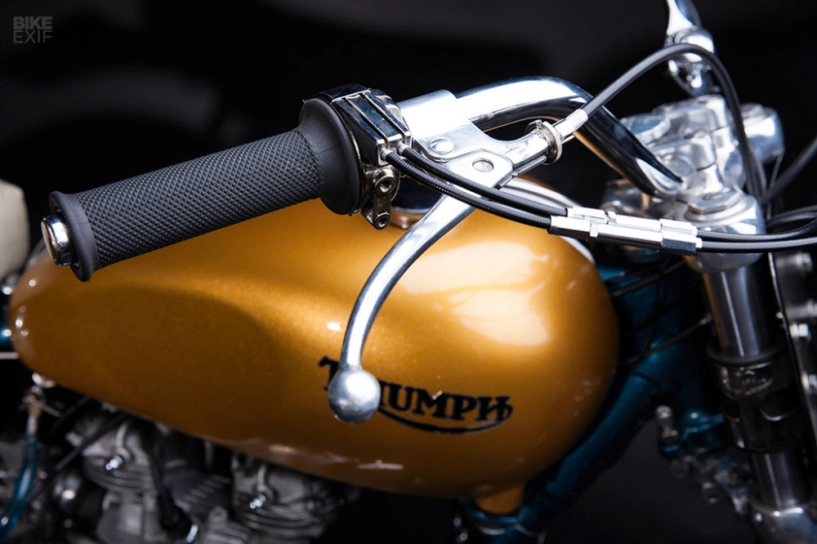 Triumph 750 tt tracker nhẹ nhàng bát phố với style không đèn - 4