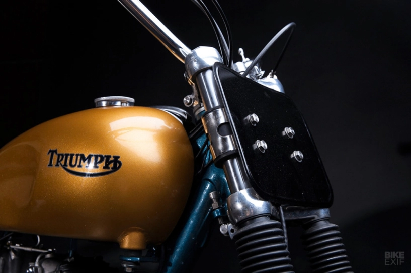 Triumph 750 tt tracker nhẹ nhàng bát phố với style không đèn - 5