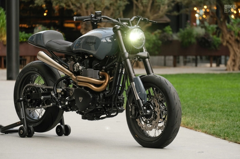 Triumph scrambler bản cắt giảm thân hình khá ấn tượng - 14