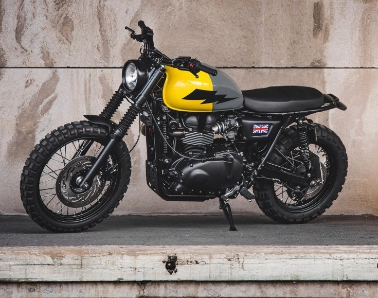 Triumph scrambler bản tùy chỉnh đến từ injustice customs - 7