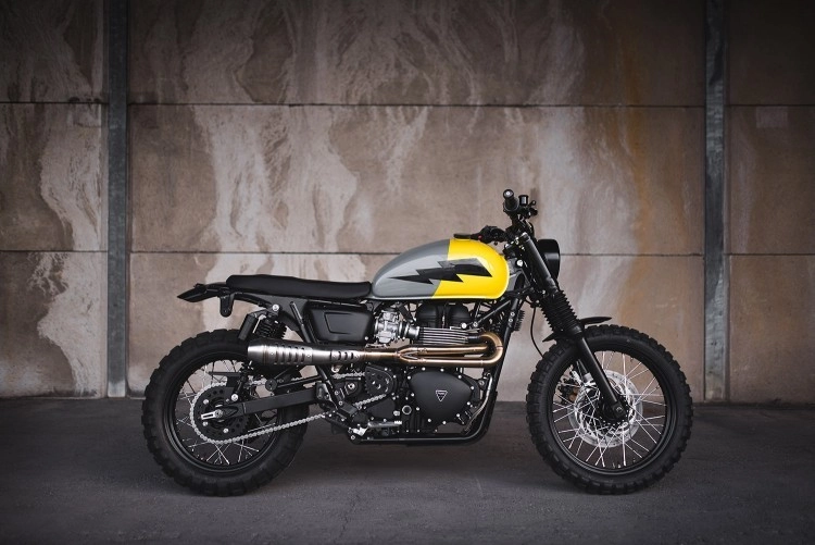 Triumph scrambler bản tùy chỉnh đến từ injustice customs - 10