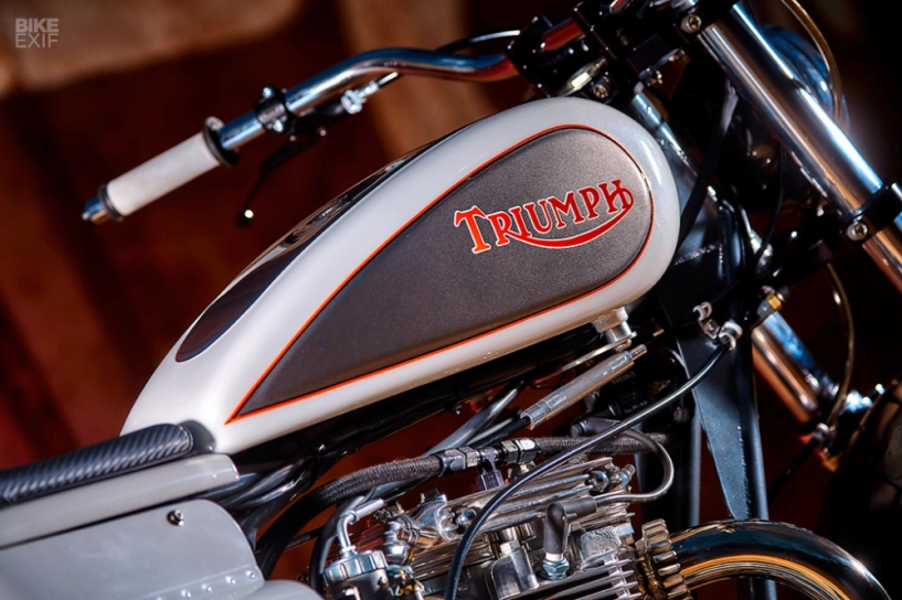 Triumph t140 thả hồn qua bản độ mang tên black panther - 3