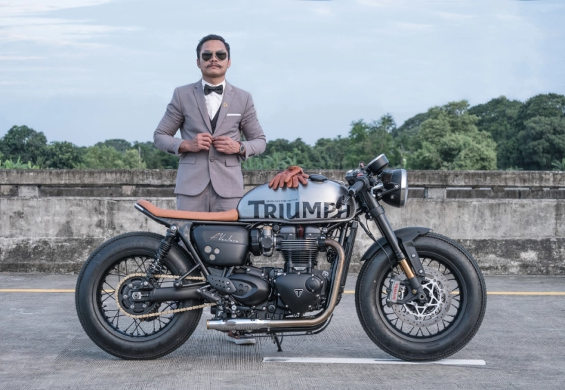 Triumph thruxton 1200 r bản độ cafe racer đến từ zeus custom - 2