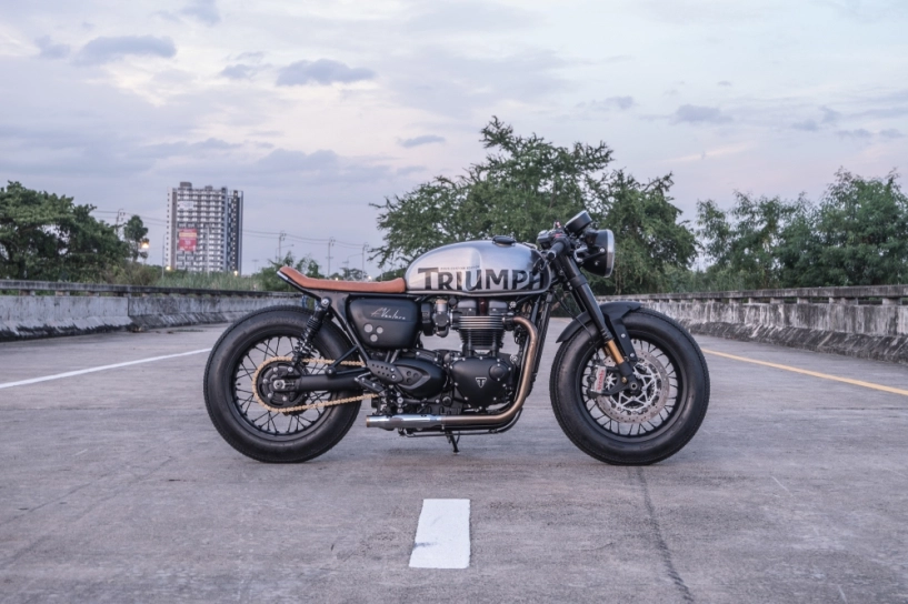 Triumph thruxton 1200 r bản độ cafe racer đến từ zeus custom - 15