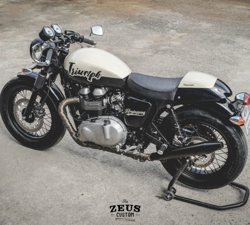 Triumph thruxton 900 bản độ cafe racer đầy cảm hứng - 18