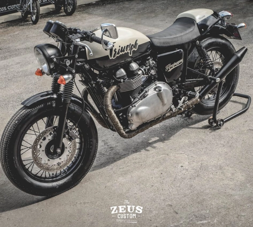 Triumph thruxton 900 bản độ cafe racer đầy cảm hứng - 19