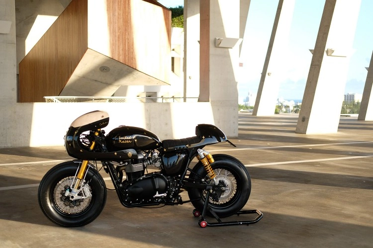 Triumph thruxton đậm phong cách retro custom by cohn racers - 6