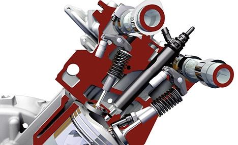 Ưu điểm của bugi đặt thẳng của hệ thống dohc - 1