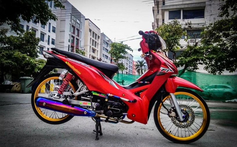 Wave 110 độ giản đơn nhất thiên hà của biker xứ chùa vàng - 2