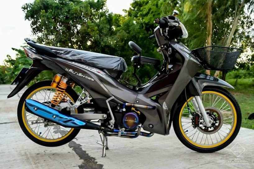 Wave 110 vừa đập thùng đã độ siêu đỉnh của biker thailand - 2