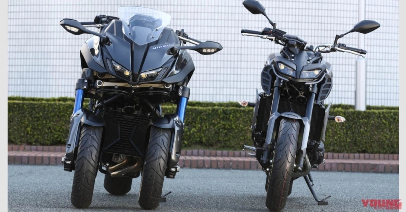Yamaha niken - chi tiết video môtô ba bánh bản thương mại đầu tiên - 7