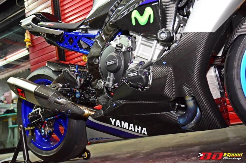 Yamaha r1m đầy sức hấp dẫn với body carbon fiber - 6