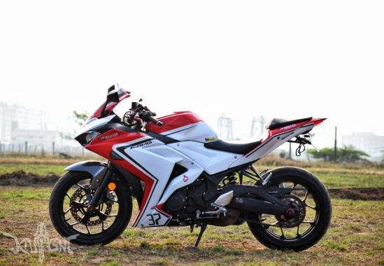 Yamaha r3 bản độ makeover toàn diện bên bộ cánh mv agusta f4 rc amg - 5