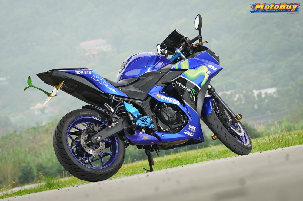 Yamaha r3 độ phiên bản big blue của biker đài loan - 10