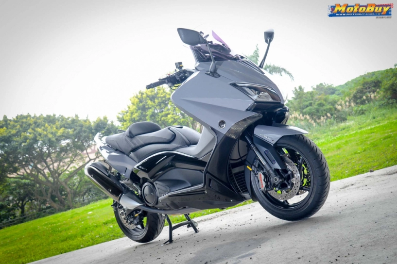 Yamaha tmax lột xác cứng cáp qua version gray wolf - 7