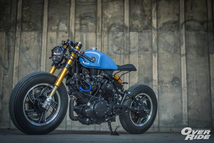 Yamaha xv 750 bản độ make over hầm hố của biker thái - 2