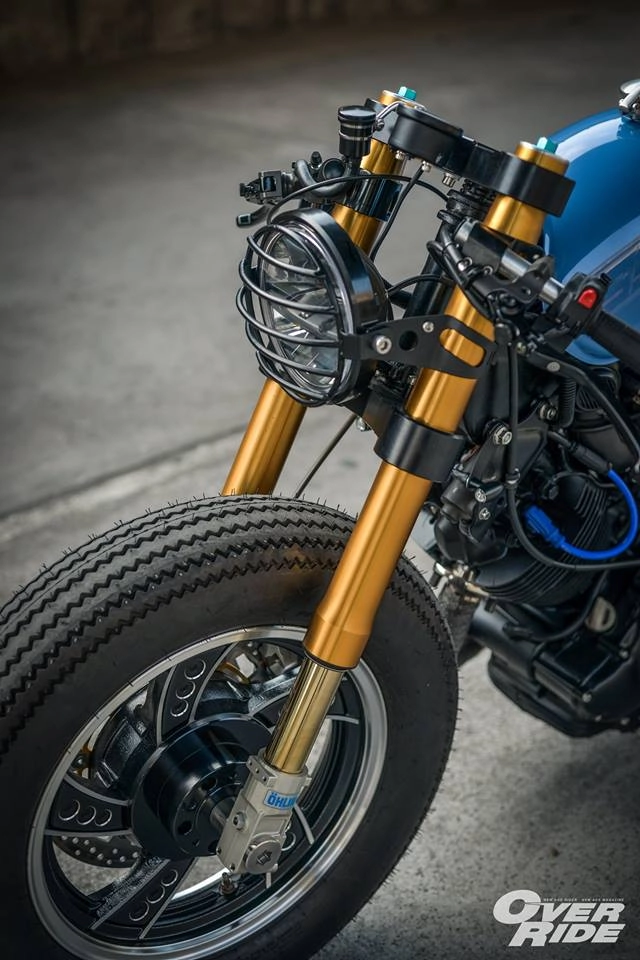 Yamaha xv 750 bản độ make over hầm hố của biker thái - 6