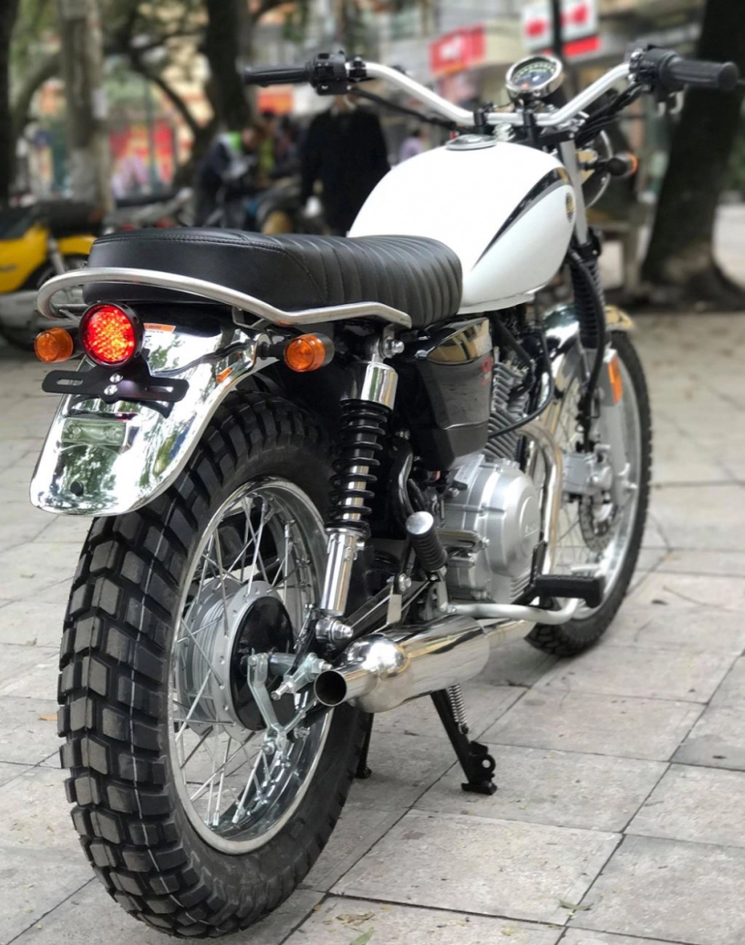 Yamaha yb125 sp độ nhẹ lên dáng scrambler tại hà nội - 5