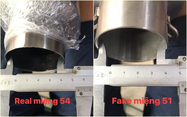 3 bước nhận biết ống xả leovince gp corsa aluminium hàng realfake - 3