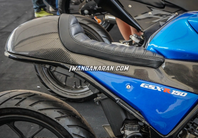 Bât ngưa trươc gsx-r150 đô phong cach cafe racer siêu chât - 7