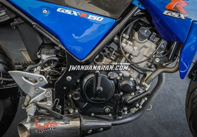 Bât ngưa trươc gsx-r150 đô phong cach cafe racer siêu chât - 11