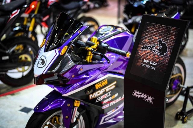 bims 2019 gpx demon 150gr độ mô phỏng ducati gây ấn tượng mạnh tại triển lãm - 13