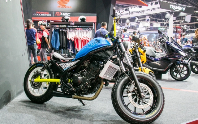 bims 2019 honda rebel 300 lột xác ấn tượng với phong cách bobber chói chang - 11