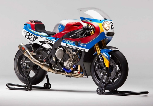 Bmw s1000rr praem optimus độ độc đáo với phong cách endurance thập niên 80 - 3