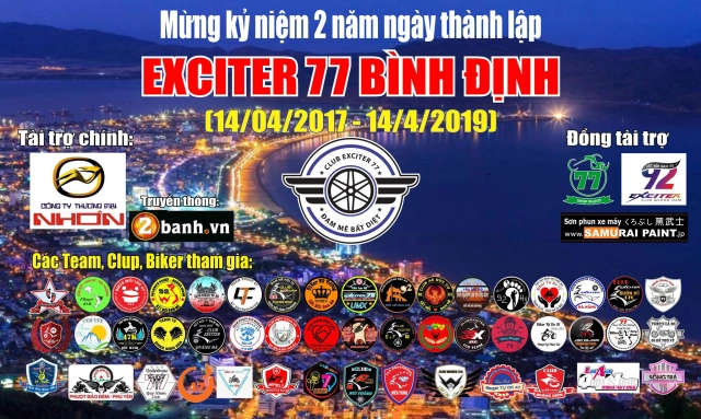 Club exciter 77 bình định 2 năm hình thành - 1