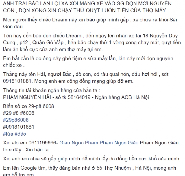 Dream tan hoa thanh dream mơi chu cưa hang sưa xe ngâm đăng khi cho chu xe chay thư - 2