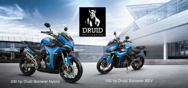Druid motorcycle - thương hiệu mỹ tạo ra mẫu xe điện hybrid với công suất tối đa 230hp - 3