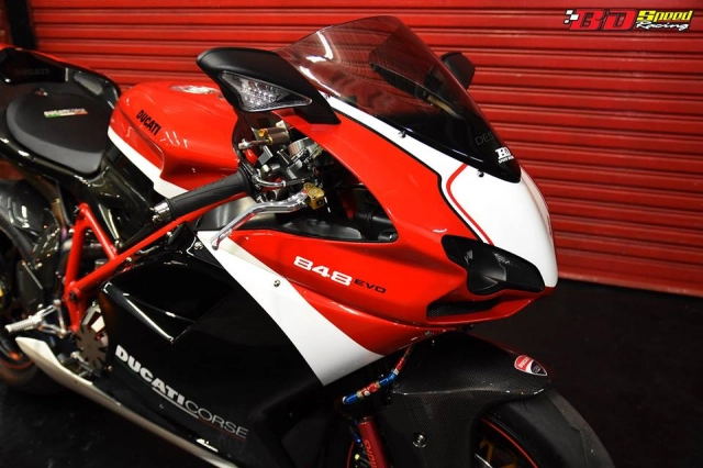 Ducati 848 evo corse siêu đẹp trong một bản độ tối tân về công nghệ - 1